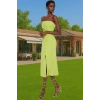 Şık Bodycon Midi Boy Finike Dokuma Abiye Elbise Seçkin Malzeme Zarifane Tasarım Profesyonel Görünüm