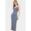 Şık Bodycon Örme Midi Elbise Günlük Kullanım İçin Mükemmel Seçim Konforlu Kesim Özel Tasarım