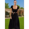 Şık Kadın Yazlık Maxi Elbise Viskoz Polyester Dokuma Rahat Ve Şık Şık Görünüm Kaliteli İşçilik