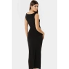 Şık Maxi Elbise Bodycon Kolsuz Örme Kumaş Günlük Kullanım Özenle Seçilmiş