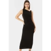 Şık Maxi Elbise Bodycon Kolsuz Örme Kumaş Günlük Kullanım Özenle Seçilmiş