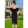Şık Midi Boy Bodycon Abiye Elbise Polyester Karışımlı Yazlık Kokteyl Özel Tasarım Uzun Ömürlü