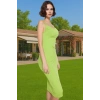 Şık Midi Boy Bodycon Elastan Örme Elbise Günlük Ve Özel Günler İçin Rahat Ve Şık Şık Görünüm