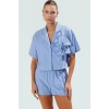Şık Pamuklu Yazlık Gömlek Şort Takım Plaj için İdeal Görünüm Premium Kalite Modern Stil