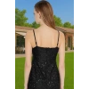 Şık Payetli Mini Abiye Elbise Örme Polyester Kumaş Mezuniyet Balo Rahat Ve Şık Yüksek Kalite