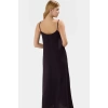 Şık V Yaka Kolsuz Maxi Elbise 130cm Boy Polyester Dokuma Rahat Seçkin Malzeme