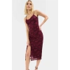 Şık V Yaka Midi Tül Elbise Örme Kumaş Bodycon Kesim Yazlık Yüksek Kalite Dayanıklı Malzeme