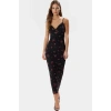 Şık ve Rahat Dantelli Maxi Elbise V Yaka Bodycon Örme Yazlık Trend Tasarım Özenle Seçilmiş
