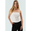 Straplez Fitted Bluz İnce Kemer Detayli Dokuma Yazlık Özel Tasarım Günlük Kullanım İçin
