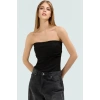 Straplez Fitted Triko Bluz Yazlık Rahat Günlük Seçkin Malzeme Kullanım Yüksek Kalite