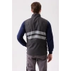 Su Geçirmez Yansıtıcı İş Yeleği Kışlık Salix Outdoor Yelek Suya Hafif Fonksiyonel Cepli