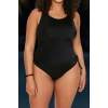 Tam Koruma Sağlayan Konforlu Plus Size Mayo Askılı Tasarım Büyük Beden