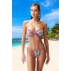Tasarım Bikini Takımı Ergonomik Kesim Yaz Koleksiyonu Plaj Ve Havuz İçin Klora Dayanıklı