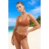Tasarım Bikini Takımı Klora Dayanıklı Yüksek Konfor Ergonomik Kesim UV Korumalı Özel
