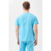 Terycotton V Yaka Bordosu Sağlık Üniforması Santolina Üniforma Doktor Hemşire Çalışanları İçin