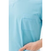 Terycotton V Yaka Bordosu Sağlık Üniforması Santolina Üniforma Doktor Hemşire Çalışanları İçin