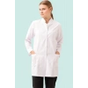 Tıbbi Kadın Uzun Kollu Laboratuvar Önlüğü Adiantum Doktor Öğretmen Rahat Kesim