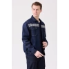 Tulipa Kot Mont Erkek İş Güvenliği Reflektörlü Dayanıklı Denim Ceket
