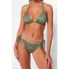 Üçgen Bikini Takımı Ayarlanabilir Askılı Çıkarılabilir Pedli Deniz Havuz Plaj Mayo