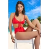 Üçgen Bikini Takımı Yüksek Konfor Özel Tasarım Klora Dayanıklı Ergonomik Kesim Hızlı Kuruyan