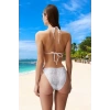 Üçgen Desenli Bikini Takımı UV Korumalı Şık Detaylı Klora Dayanıklı Ergonomik Kesim
