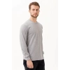 Uzun Kollu Tshirt 50 Pamuk Polyester Gaura Basic shirt Rahat Şık Tasarım Günlük Kombinler
