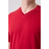 V Yaka 100 Pamuk Penye Tshirt Is Gvenligi Galanthus shirt Nefes Alabilir Rahat Şık Tasarım