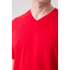 V Yaka 100 Pamuk Penye Tshirt Is Gvenligi Galanthus shirt Nefes Alabilir Rahat Şık Tasarım