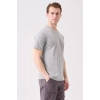 V Yaka Erkek Tişörtü 50 Pamuk Polyester Herba shirt Nefes Alabilir Rahat Şık Tasarım