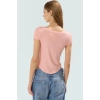 V Yaka Fitted Poliviskon Kaşkorse Bluz Günlük Stil Zarifane Tasarım Yüksek Kalite Trend