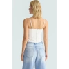 V Yaka İnce Askılı Bluz Regular Kesim Polyester Elastan Kumaş Zarifane Tasarım Rahat Ve Şık