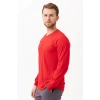 V Yaka Uzun Kollu Penye Tshirt Padus shirt Rahat Kesim Günlük İş Kullanımı İçin