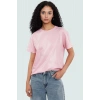 Varak Baskılı Regular Pamuk Bluz Kısa Kol Bisiklet Yaka Casual Stil Kaliteli İşçilik