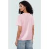 Varak Baskılı Regular Pamuk Bluz Kısa Kol Bisiklet Yaka Casual Stil Kaliteli İşçilik