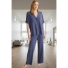 Viskon Pijama Takımı Sıcak Günler İçin Rahatlık Mükemmel Uyum Modern Stil Rahat Ve Şık