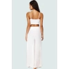 Viskoz Bluz Pantolon Takım Yüksek Bel İspanyol Paça Yazlık Rahat Modern Stil Konforlu Kesim