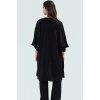 Viskoz Geniş Paça Pantolon ve Kimono Takım Truvakar Kol Havuz Yaka Tasarım Özel