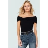 Vücuda Oturan Kısa Kollu Bluz Polyester Karışımlı Yazlık Konforlu Kesim