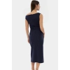 Vücudu Saran Çizgili Midi Elbise Yazlık Dokuma Polyester Elastan Modern Stil