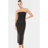 Vücudu Saran Midi Elbise 88% Polyester 12% Elastan Bodycon Özenle Seçilmiş Modern Stil
