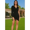 Vücudu Saran Tek Omuzlu Örme Mini Abiye Elbise Yazlık Glam Uzun Ömürlü Şık Görünüm Trend Tasarım