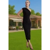 Vücudu Saran Tek Omuzlu Polyester Abiye Elbise Mezuniyet Balo Kaliteli İşçilik Konforlu Kesim