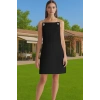 Yazlık A Kesim Mini Elbise 85%Polyester 15%Elastan Taş Detaylı Günlük Kullanım İçin Premium Kalite