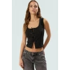 Yazlık Casual Örme Bluz Havuz Yaka Fitted Kalıp Kurdele Detay Premium Kalite Mükemmel Uyum