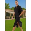 Yazlık Çiçek Desenli Midi Pamuklu Plaj Elbisesi Şık Yırtmaçlı Tasarım Özel Tasarım Trend Tasarım