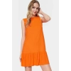 Yazlık Çiçek Desenli Mini Elbise Polyester Kaşkorse Kumaş Rahat Günlük Stil Kullanım İçin