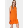 Yazlık Çiçek Desenli Mini Elbise Polyester Kaşkorse Kumaş Rahat Günlük Stil Kullanım İçin