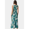 Yazlık Çiçekli Bodycon Elbise Maxi Uzunluk Örme Kumaş Premium Kalite Profesyonel Görünüm Uzun Ömürlü