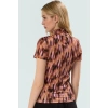 Yazlık Çok Polyester Bluz Rahat Şık ve Bürümcük Dokuma Trend Tasarım Mükemmel Uyum