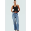 Yazlık Crop Bluz Pamuklu Örme Kumaş Kolsuz Havuz Yaka Feminen Zarifane Tasarım Rahat Ve Şık